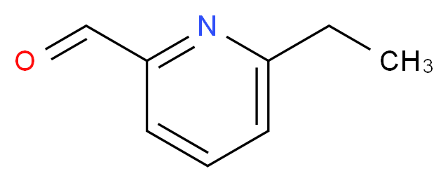 6-Ethylpicolinaldehyde_分子结构_CAS_153646-82-3)