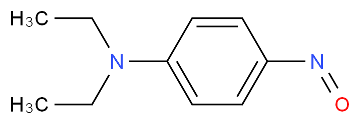 N,N-diethyl-4-nitrosoaniline_分子结构_CAS_120-22-9