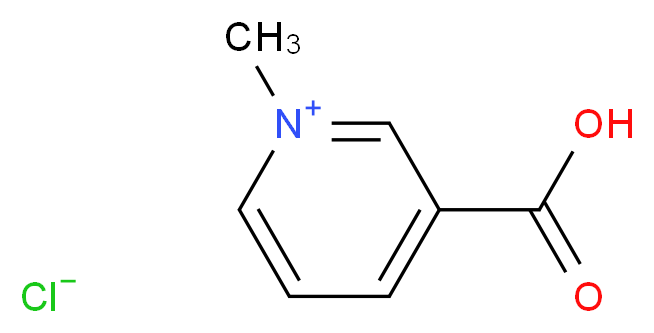 3-carboxy-1-methylpyridin-1-ium chloride_分子结构_CAS_6138-41-6