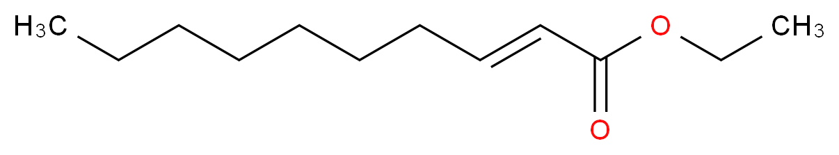 ethyl (2E)-dec-2-enoate_分子结构_CAS_7367-88-6