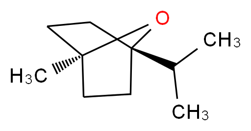 (1s,4s)-1-methyl-4-(propan-2-yl)-7-oxabicyclo[2.2.1]heptane_分子结构_CAS_470-67-7