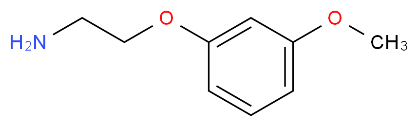 2-(3-Methoxyphenoxy)ethanamine_分子结构_CAS_6487-86-1)