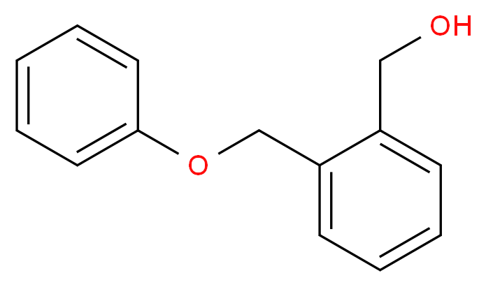 2-(Phenoxymethyl)phenylmethanol 97%_分子结构_CAS_34904-98-8)