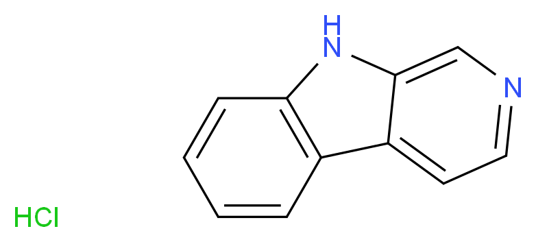 9H-pyrido[3,4-b]indole hydrochloride_分子结构_CAS_7259-44-1