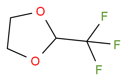 2-(trifluoromethyl)-1,3-dioxolane_分子结构_CAS_2344-09-4