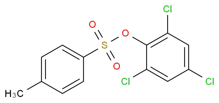 2,4,6-Trichlorophenyl 4-methylbenzenesulfonate_分子结构_CAS_)