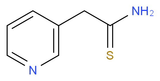 2-(pyridin-3-yl)ethanethioamide_分子结构_CAS_51451-44-6