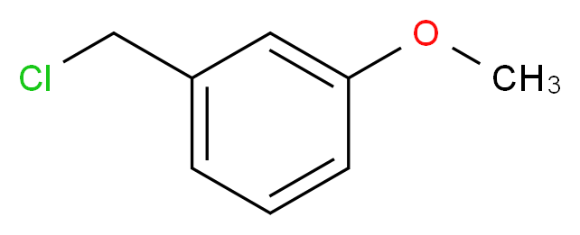 3-甲氧基氯苄_分子结构_CAS_824-98-6)