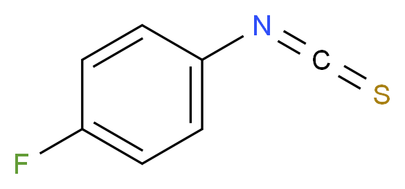 4-Fluorophenyl isothiocyanate_分子结构_CAS_1544-68-9)