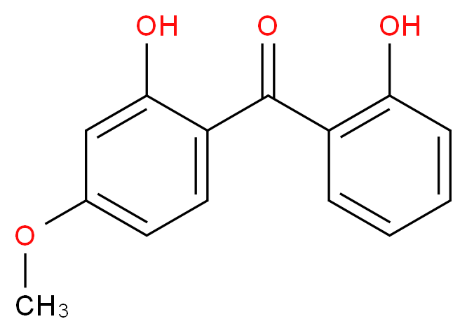 2,2'-二羟基-4-甲氧基二苯甲酮_分子结构_CAS_131-53-3)