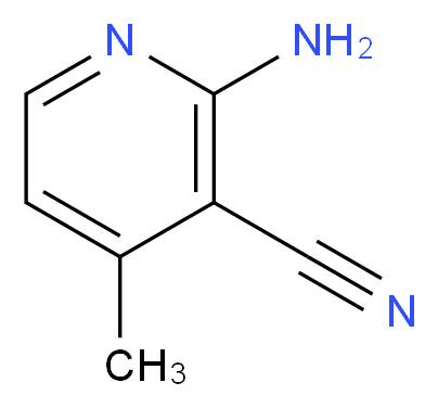 2-amino-4-methylpyridine-3-carbonitrile_分子结构_CAS_71493-76-0