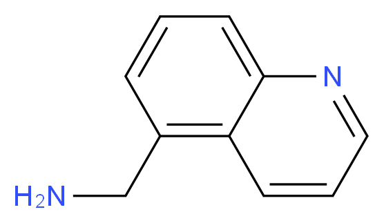 (quinolin-5-yl)methanamine_分子结构_CAS_58123-57-2