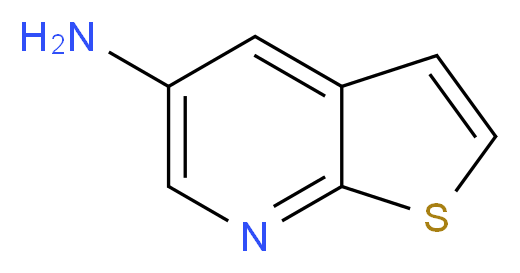 thieno[2,3-b]pyridin-5-amine_分子结构_CAS_21344-28-5