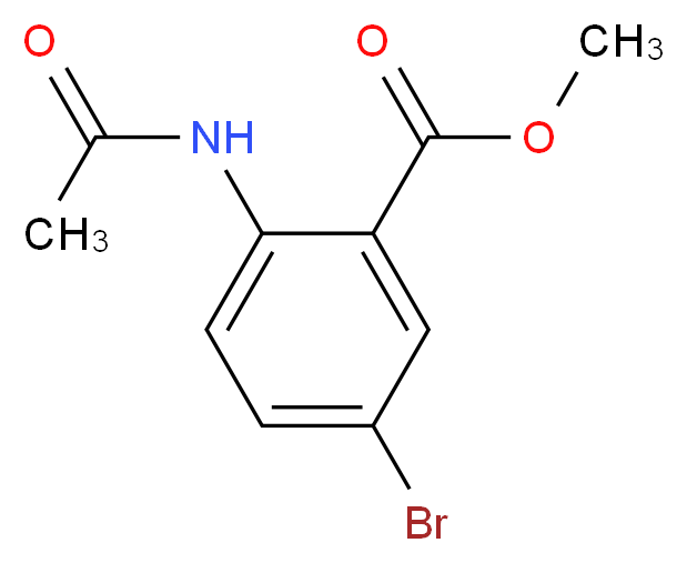 Methyl 2-acetamido-5-bromobenzoate_分子结构_CAS_138825-96-4)