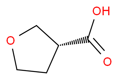 (R)-3-四氢糠酸_分子结构_CAS_66838-42-4)