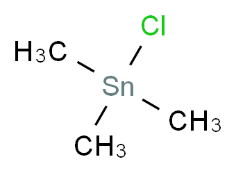 chlorotrimethylstannane_分子结构_CAS_1066-45-1