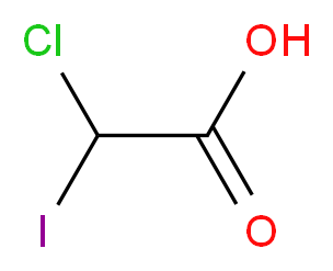 Chloroiodoacetic Acid_分子结构_CAS_53715-09-6)