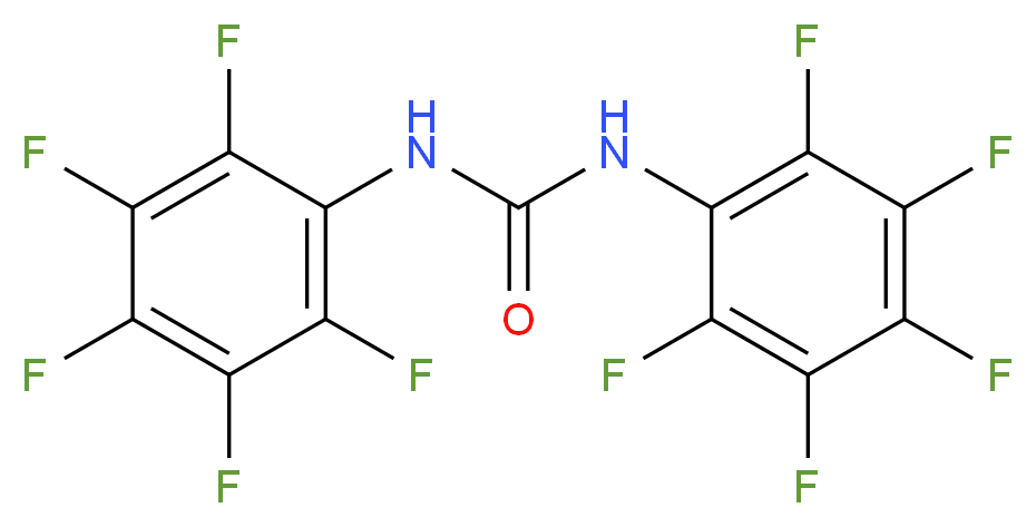 1,3-bis(pentafluorophenyl)urea_分子结构_CAS_21132-30-9