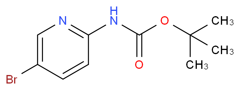 2-Amino-5-bromopyridine, 2-BOC protected_分子结构_CAS_159451-66-8)