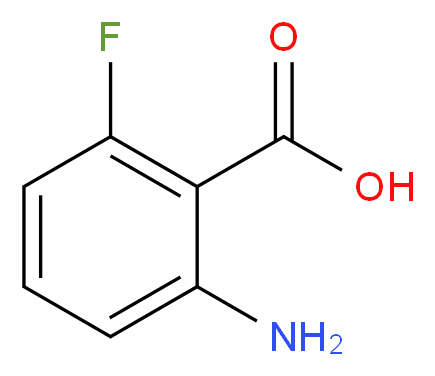 2-Amino-6-fluorobenzoic acid 97%_分子结构_CAS_434-76-4)