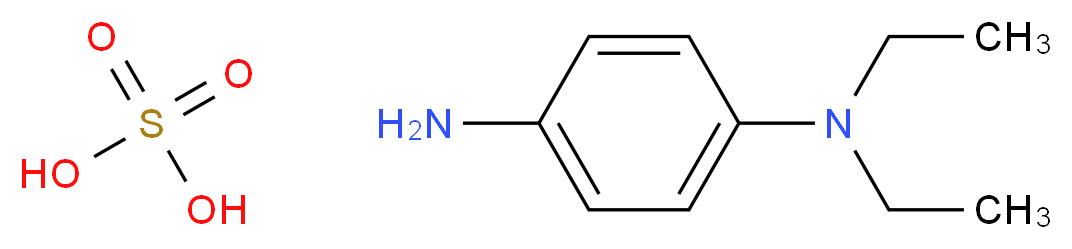 N1,N1-Diethylbenzene-1,4-diamine sulfate_分子结构_CAS_6283-63-2)