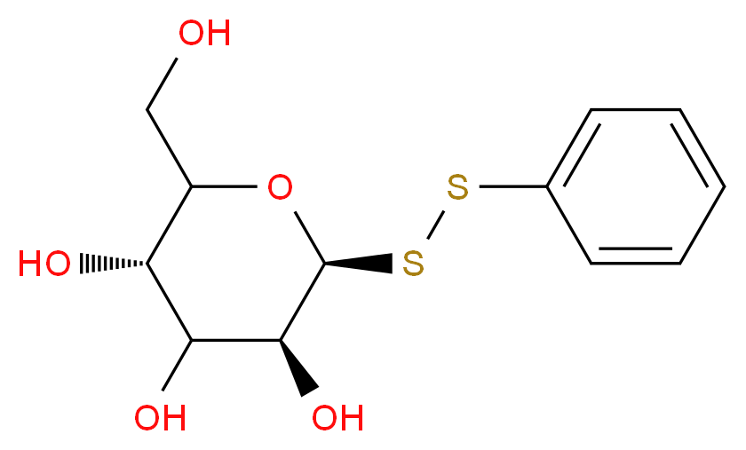 1-Thio-β-D-glucose 1-Benzenesulfenothioate _分子结构_CAS_1189134-15-3)