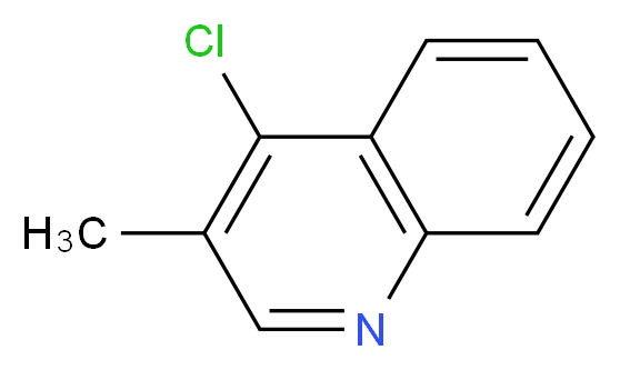 4-chloro-3-methylquinoline_分子结构_CAS_)