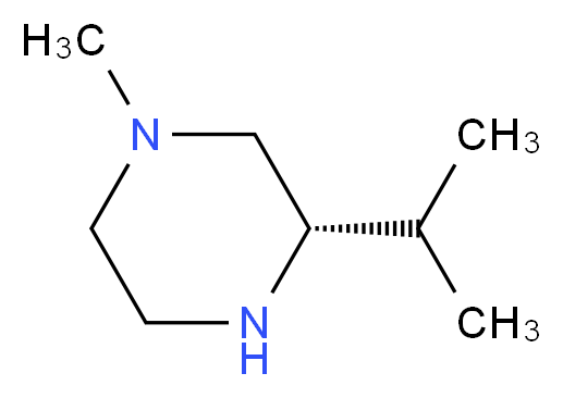 (3S)-3-isopropyl-1-methylpiperazine_分子结构_CAS_80949-76-4)