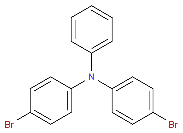 4-bromo-N-(4-bromophenyl)-N-phenylaniline_分子结构_CAS_81090-53-1