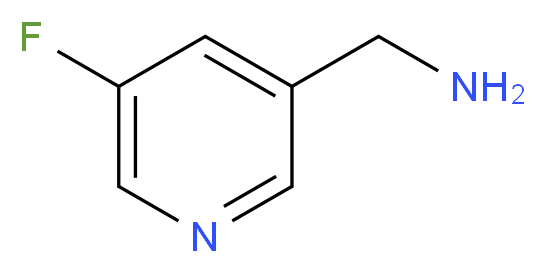 (5-Fluoropyridin-3-yl)methylamine_分子结构_CAS_23586-96-1)