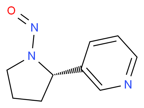 3-[(2S)-1-nitrosopyrrolidin-2-yl]pyridine_分子结构_CAS_16543-55-8