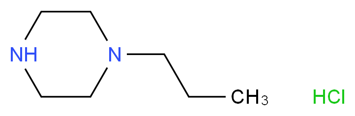 1-propylpiperazine hydrochloride_分子结构_CAS_71888-55-6