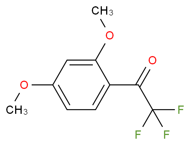 2,2,2-三氟-2′,4′-二甲氧基苯乙酮_分子结构_CAS_578-16-5)