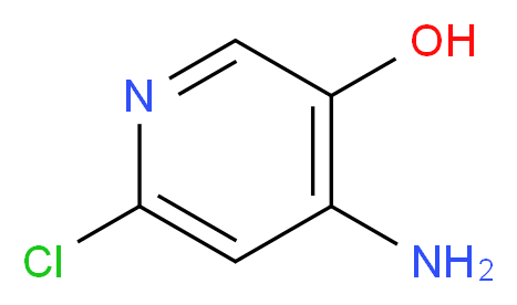 4-amino-6-chloropyridin-3-ol_分子结构_CAS_138084-65-8