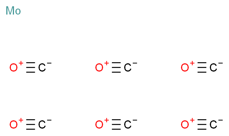 hexakis(methanidylidyneoxidanium) molybdenum_分子结构_CAS_13939-06-5