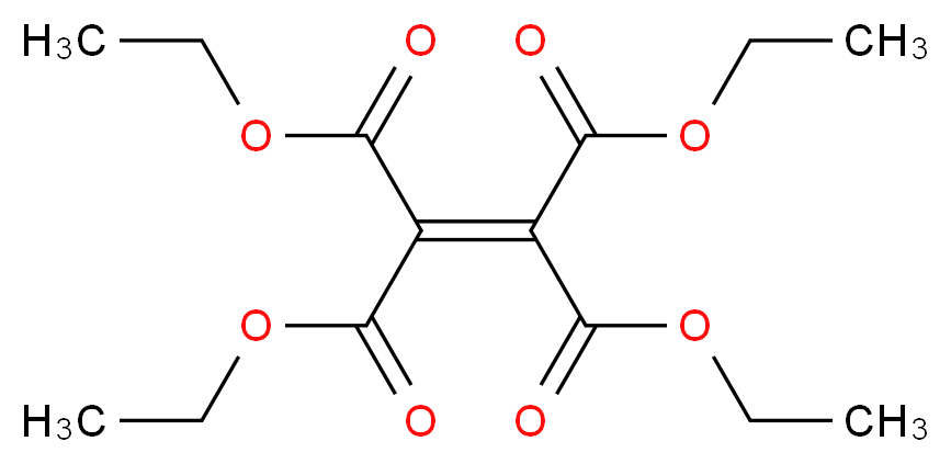 1,1,2,2-tetraethyl eth-1-ene-1,1,2,2-tetracarboxylate_分子结构_CAS_6174-95-4