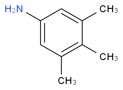 3,4,5-Trimethylaniline_分子结构_CAS_1639-31-2)