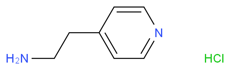 2-(pyridin-4-yl)ethan-1-amine hydrochloride_分子结构_CAS_6429-12-5