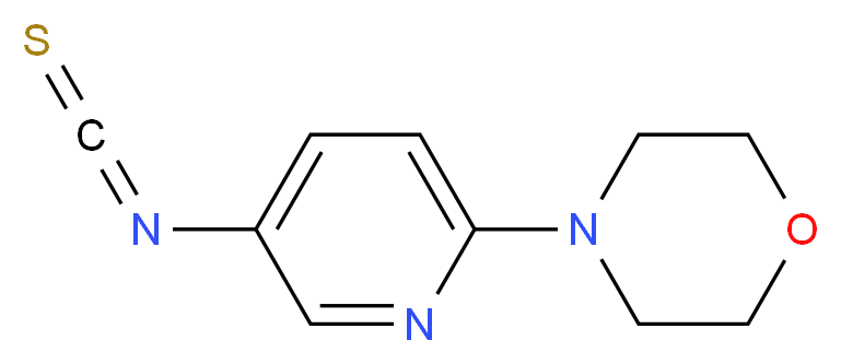 6-morpholino-3-pyridinyl isothiocyanate_分子结构_CAS_52024-29-0)