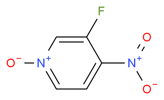 3-Fluoro-4-nitropyridine N-oxide_分子结构_CAS_769-54-0)