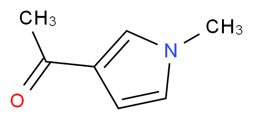 3-乙酰基-1-甲基吡咯_分子结构_CAS_932-62-7)