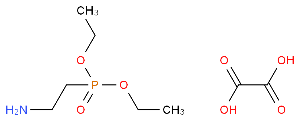 oxalic acid diethyl (2-aminoethyl)phosphonate_分子结构_CAS_203192-98-7