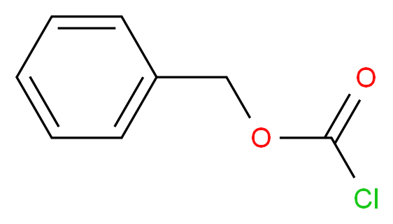 氯甲酸苄酯 溶液_分子结构_CAS_501-53-1)