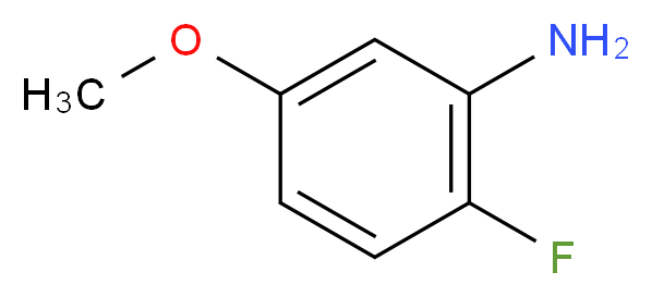 2-fluoro-5-methoxyaniline_分子结构_CAS_62257-15-2