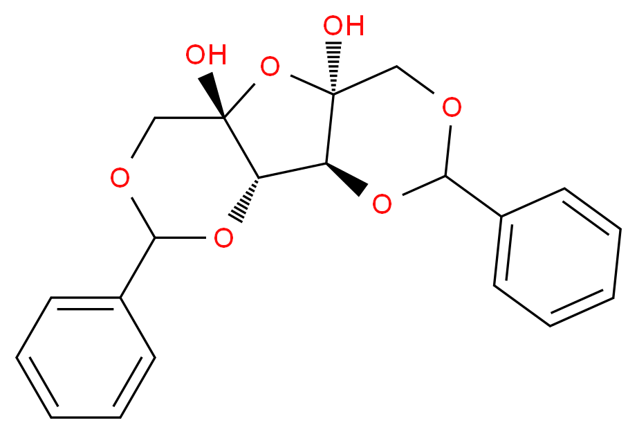 1,3:4,6-Di-O-benzylidene-D-threo-2,5-hexodiulose Hydrate_分子结构_CAS_80030-25-7)