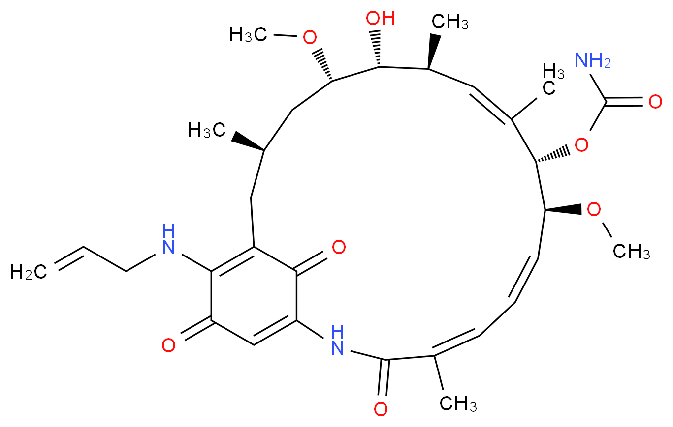 17-N-Allylamino-17-demethoxygeldanamycin_分子结构_CAS_75747-14-7)