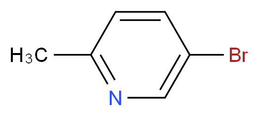 5-bromo-2-methylpyridine_分子结构_CAS_3430-13-5