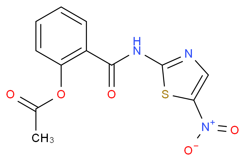 Nitazoxanide_分子结构_CAS_55981-09-4)