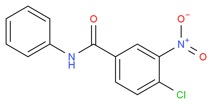 4-chloro-3-nitro-N-phenylbenzamide_分子结构_CAS_41614-16-8