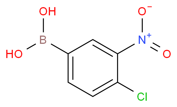 4-Chloro-3-nitrobenzeneboronic acid_分子结构_CAS_151169-67-4)